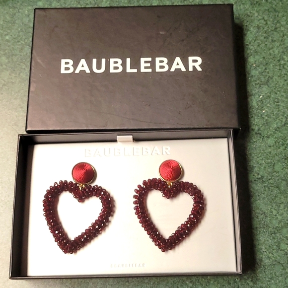 BaubleBar Jewelry - Baublebar Earrings Marroon and gold